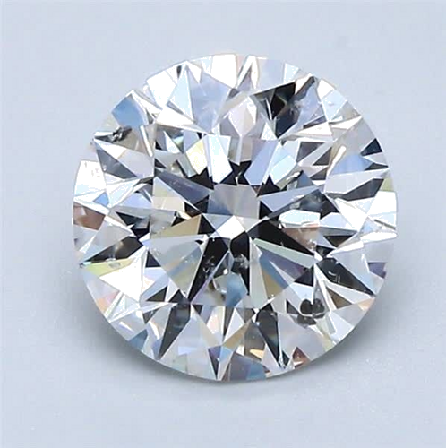 1.51 carat E-SI2 Excellent cut Natūralus Round Deimantas (1)