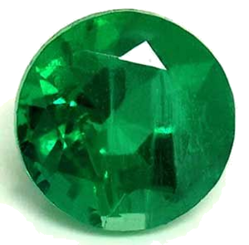 0.49 carat GREEN Round Smaragdas (1)