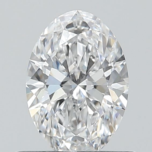 0.51 carat D-VVS2 Natūralus Oval Deimantas (1)