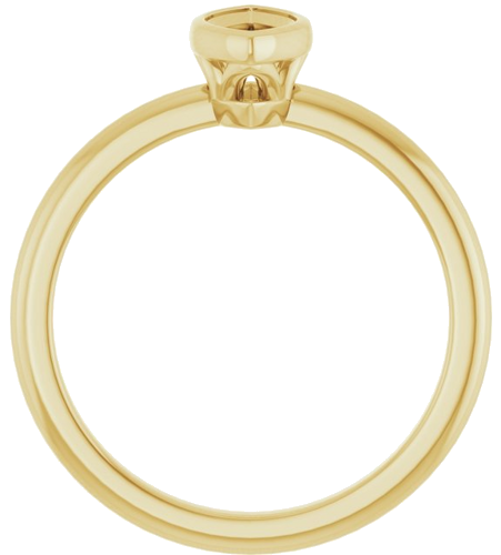 Sužadėtuvių Žiedas „Bezel-Set“ 14k yellow gold Marquise 8mm x 4mm (2)