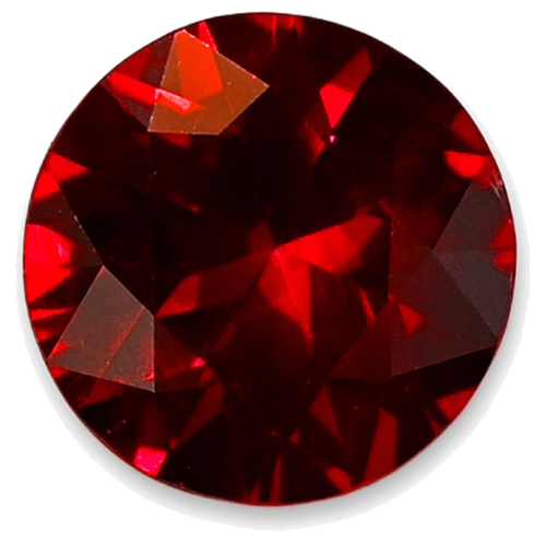 0.48 carat RED Round Rubinas (1)