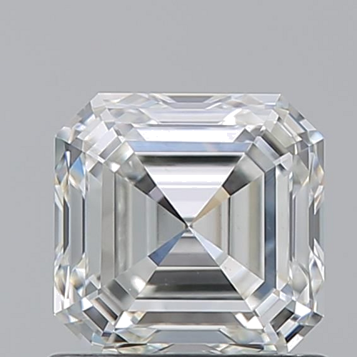1.03 carat I-VS2 Natūralus Asscher Deimantas (1)