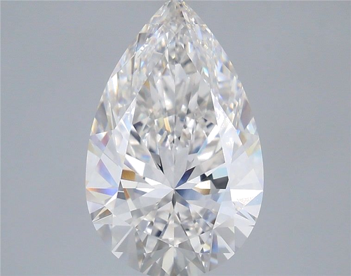 5.1 carat F-VVS1 Natūralus Pear Deimantas (1)