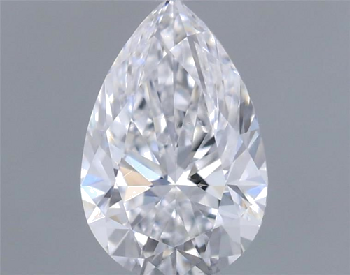 0.55 carat D-VVS2 Natūralus Pear Deimantas (1)