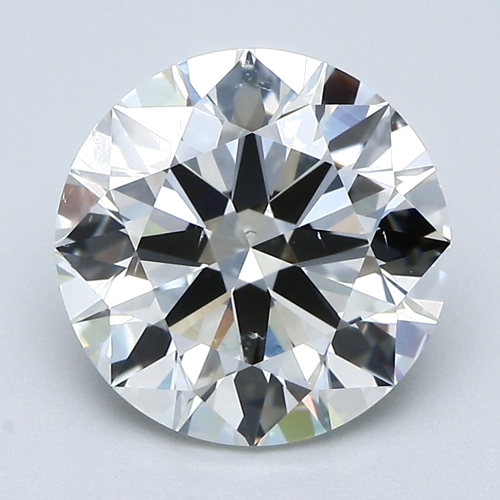 3.02 carat H-SI1 Excellent cut Natūralus Round Deimantas (1)