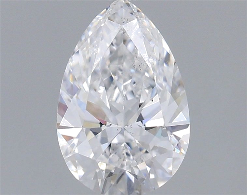 0.7 carat D-SI1 Natūralus Pear Deimantas (1)