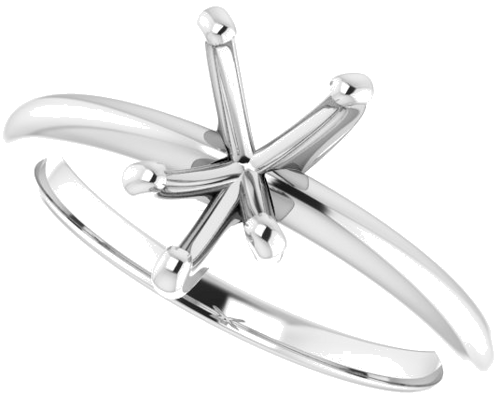 Sužadėtuvių Žiedas „Solitaire“ 585 Baltojo Aukso Pear Shape 9mm x 6mm (5)