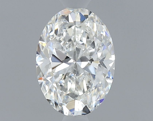 0.42 carat F-SI2 Natūralus Oval Deimantas (1)