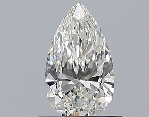 0.5 carat H-VS1 Natūralus Pear Deimantas (1)