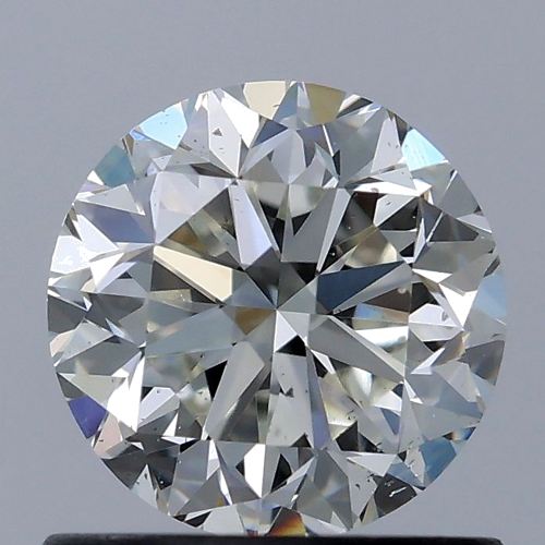 0.92 carat J-SI2 GD cut Natūralus Round Deimantas (1)