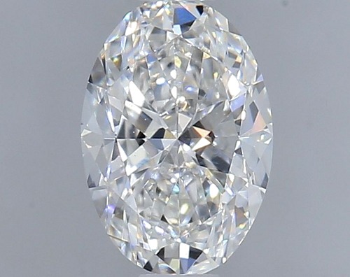 0.5 carat D-VS2 Natūralus Oval Deimantas (1)