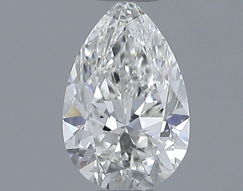 0.6 carat H-VVS1 Natūralus Pear Deimantas (1)