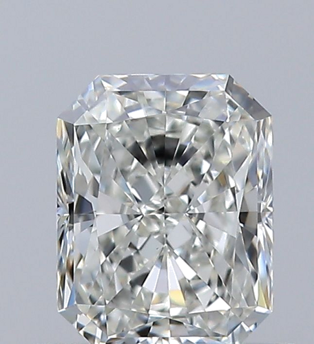 0.61 carat I-VVS2 Natūralus Radiant Deimantas (1)