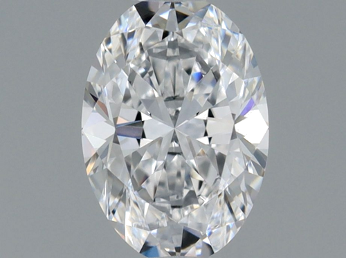 0.39 carat D-VVS2 Natūralus Oval Deimantas (1)