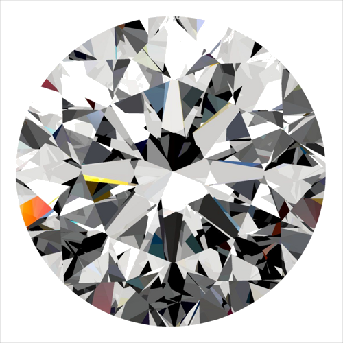 0.3 carat E-SI1 Very Good cut Natūralus Round Deimantas (1)
