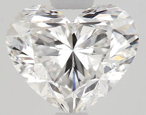0.9 carat D-VVS2 Natūralus Heart Deimantas (1)