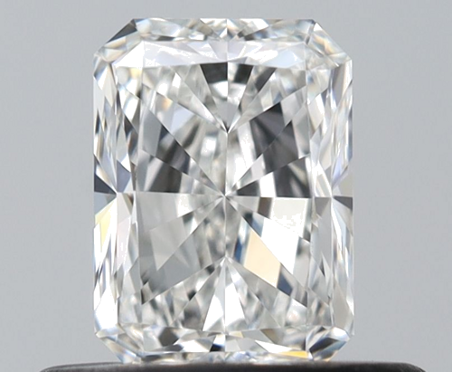 0.5 carat G-VVS2 Natūralus Radiant Deimantas (1)