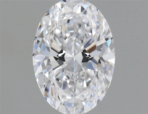 0.53 carat D-VVS2 Natūralus Oval Deimantas (1)