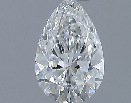0.4 carat E-VVS1 Natūralus Pear Deimantas (1)