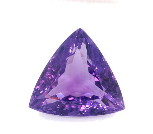 29.93 carat PURPLE Triangular Amethyst (1)