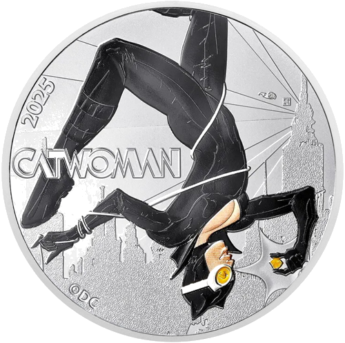 10 евро CATWOMAN 2025 Французская серебряная монета BU в карте (2)