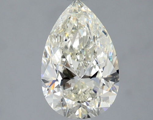 2.01 carat K-SI2 Natūralus Pear Deimantas (1)