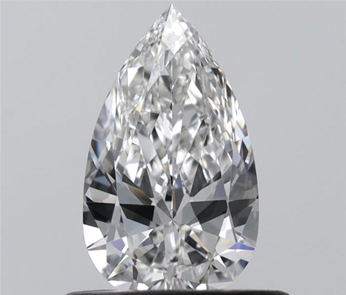 0.5 carat F-VS1 Natūralus Pear Deimantas (1)