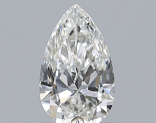 0.5 carat G-SI1 Natūralus Pear Deimantas (1)