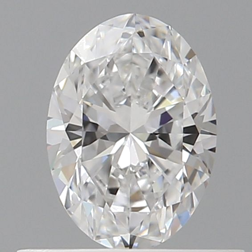 0.5 carat D-VVS2 Natūralus Oval Deimantas (1)