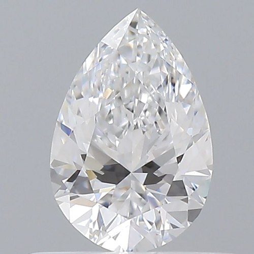0.5 carat D-VVS2 Natūralus Pear Deimantas (1)