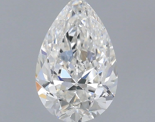 0.5 carat F-VS2 Natūralus Pear Deimantas (1)