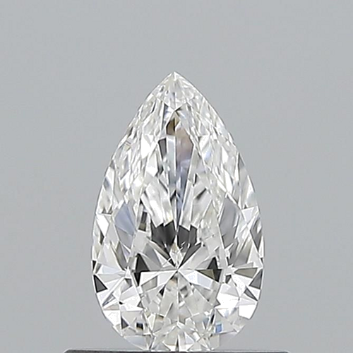 0.5 carat F-SI1 Natūralus Pear Deimantas (1)