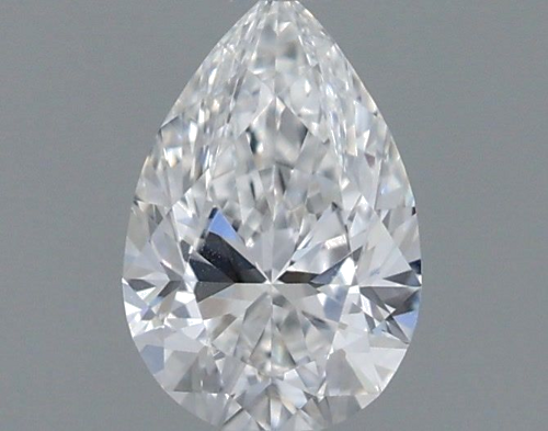 0.4 carat E-VVS2 Natūralus Pear Deimantas (1)