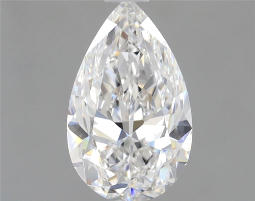 0.71 carat D-VS2 Natūralus Pear Deimantas (1)