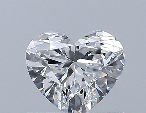 0.51 carat D-VVS2 Natūralus Heart Deimantas (1)