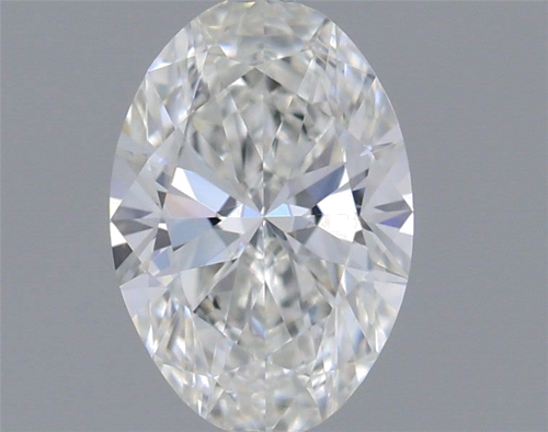 0.43 carat F-VVS2 Natūralus Oval Deimantas (1)