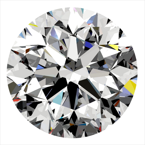 0.3 carat H-VS2 GD cut Natūralus Round Deimantas (1)