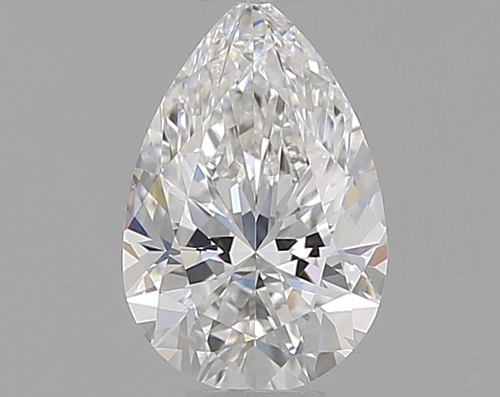 0.32 carat E-VVS1 Natūralus Pear Deimantas (1)