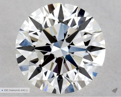 0.5 carat G-VS1 Excellent cut Natūralus Round Deimantas (1)