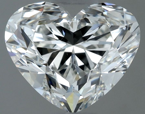 1.3 carat H-VS1 Natūralus Heart Deimantas (1)