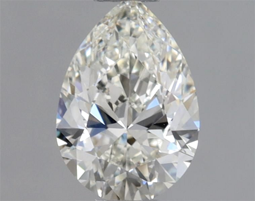 0.5 carat I-VVS1 Natūralus Pear Deimantas (1)