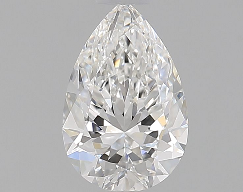 0.5 carat F-VS2 Natūralus Pear Deimantas (1)