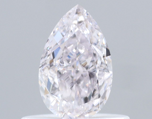 0.56 carat Faint Pink-VS2 Natūralus Pear Deimantas (1)