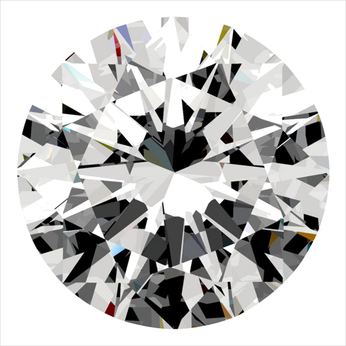 0.3 carat F-IF Excellent cut Natūralus Round Deimantas (1)