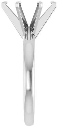 Sužadėtuvių Žiedas „Solitaire“ 585 Baltojo Aukso Oval 10mm x 8mm (4)