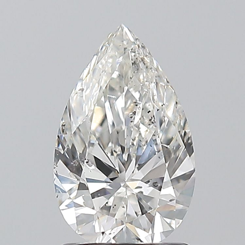 1.21 carat G-SI2 Natūralus Pear Deimantas (1)