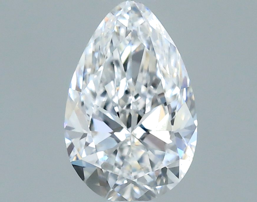 0.5 carat D-VS2 Natūralus Pear Deimantas (1)