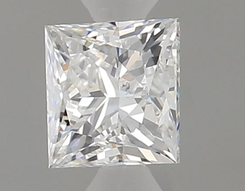 0.35 carat F-SI2 Natūralus Princess Deimantas (1)