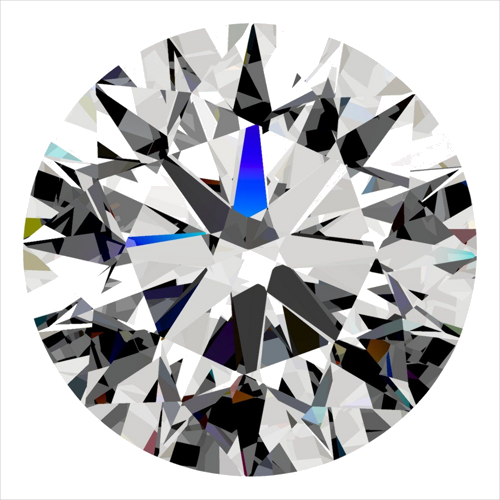 0.36 carat D-VS1 Excellent cut Natūralus Round Deimantas (1)
