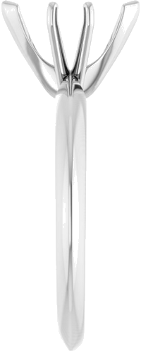 14K White 6-Prong 9.3x4.5 mm Marquise V-End Solitaire Ring Mounting (4)